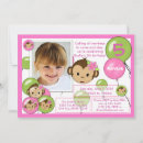 Recherche de singe de l anniversaire invitations Fête