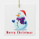 Recherche de bonhomme de neige heureux ornements Pour enfants