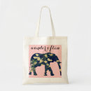 Recherche de éléphant tote bags Silhouette d'éléphant