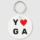 Recherche de cœur porteclés Yoga