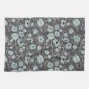 Recherche de gris bleu cuisine linges Motif floral
