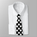 Recherche de pois noir blanc cravates Polka