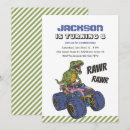 Recherche de monster trucks invitations Fête d'anniversaire pour enfant