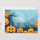 Recherche de bébé de vacances invitations Citrouille