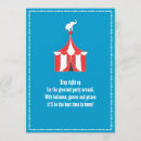 Recherche de partie cirque invitations Partie de carnaval