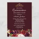 Recherche de marsala invitations Rouge