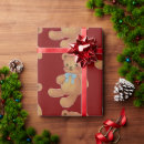 Recherche de nounours papier cadeau Vintage