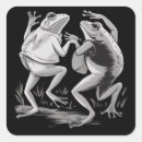 Recherche de grenouille drôle autocollants Grenouille de dessin animé
