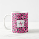 Recherche de empreinte de léopard rose tasses Élégant