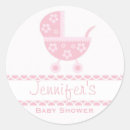 Recherche de baby shower poussette autocollants Invités