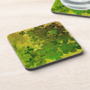 Recherche de trèfle quatre feuilles de dessous de verres Jour de st patrick