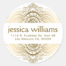 Recherche de conception de mandala autocollants Blanc