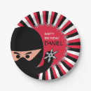 Recherche de ninja assiettes Anniversaire