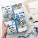 Recherche de loutres papier cadeau Bleu