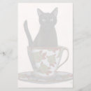 Recherche de chat noir mignon papier à lettre Chats noirs mignons