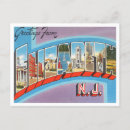 Recherche de salutations du new jersey cartes postales Vintage