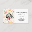 Recherche de fleur stylisée cartes visite Customer