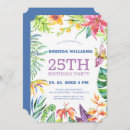 Recherche de frame anniversaire invitations Tropical