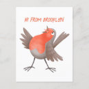 Recherche de oiseaux en hiver cartes postales Robin