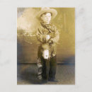 Recherche de petit cowboy cartes postales Vieux ouest