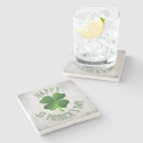 Recherche de 17 mars dessous de verres Shamrock