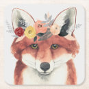 Recherche de renard dessous de verres Animal