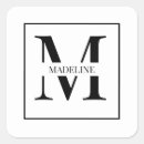 Recherche de motif moderne autocollants Noir et blanc