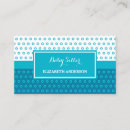 Recherche de pois turquoise cartes visite Girly