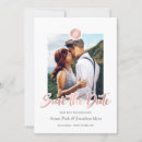 Recherche de rose gold save the dates Monogramme