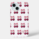 Recherche de motif de cerise iphone coques Rose