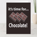 Recherche de chocolat vœux cartes Typographie