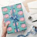Recherche de porc drôle papier cadeau Pigeon