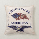 Recherche de drapeau américain vintage coussins 4 juillet