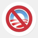 Recherche de no obama autocollants Logo