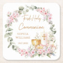 Recherche de première communion dessous de verres Croix