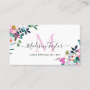 Recherche de monogramme floral cartes visite Rose pâle