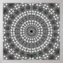 Recherche de motif mandala posters Blanc