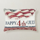 Recherche de drapeau américain vintage coussins 4 juillet