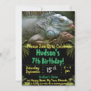 Recherche de caméléon invitations Fête d'anniversaire