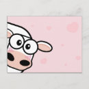 Recherche de coeurs de vache cartes postales Rose