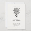 Recherche de antique baby shower invitations Fleurs
