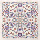 Recherche de coloré motif dessous de verres Fleur
