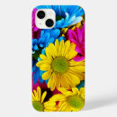 Recherche de fleurs bleu clair iphone coques Coloré