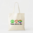 Recherche de signe de paix sacs Coeur