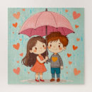 Recherche de illustration romantique puzzles Amour