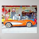 Recherche de station service vintage posters Route 66