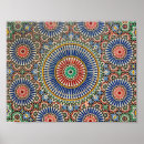 Recherche de motif arabe posters Mosaïque