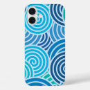 Recherche de spirale bleue iphone coques Motif