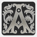 Recherche de lettres majuscules autocollants Initiale