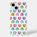 Recherche de coeur de diamant iphone coques Mignon